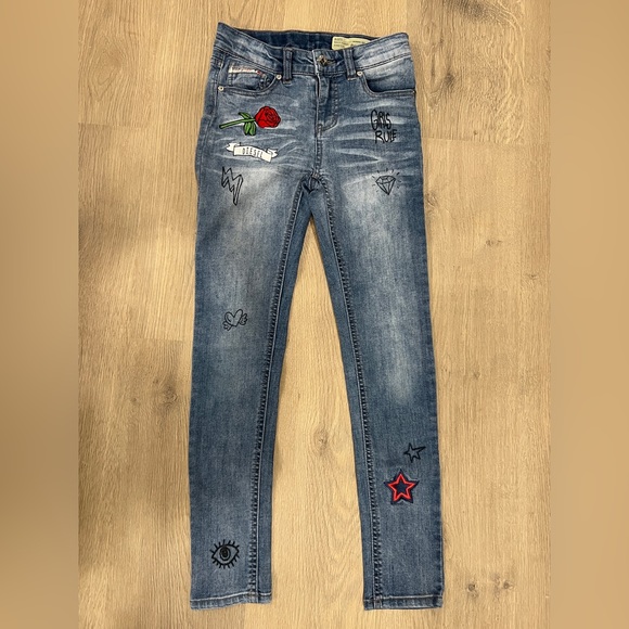 Diesel Girls Patch Skinny Jeans - Picture 1 of 6